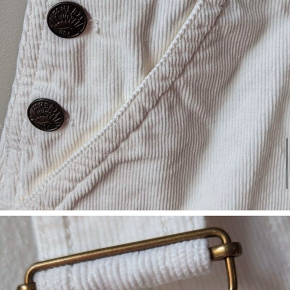 FAHERTY MECHANIC CORDUROY OVERALL Egret great condition - Picture 2 of 7